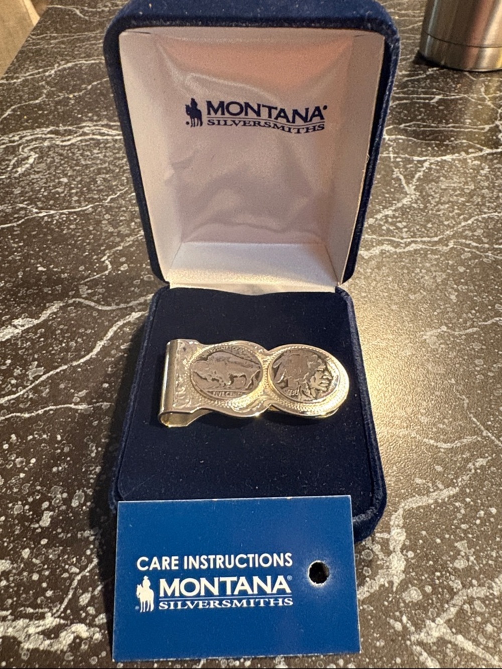 Montana Silversmiths Silver Western Coin Money Clip
